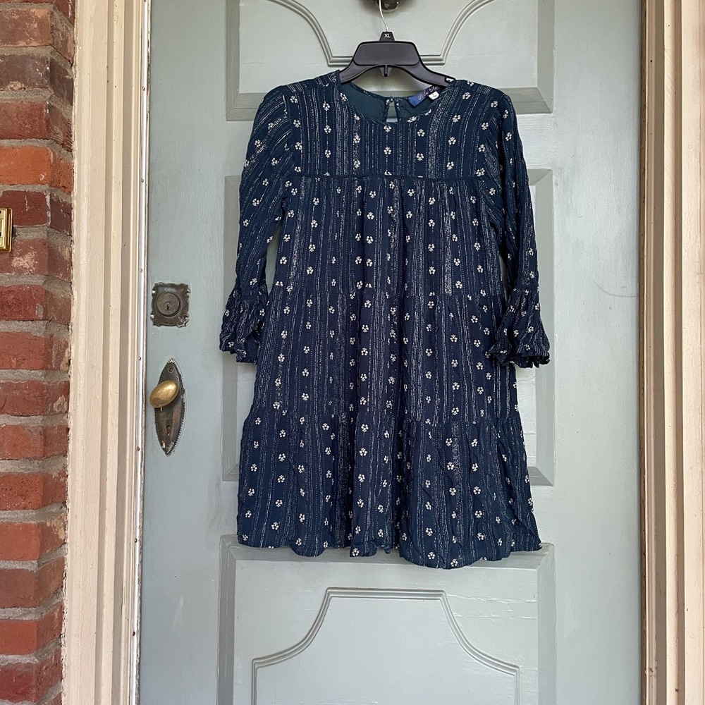Flirty and free Blue Rain Boho Blue dress Small